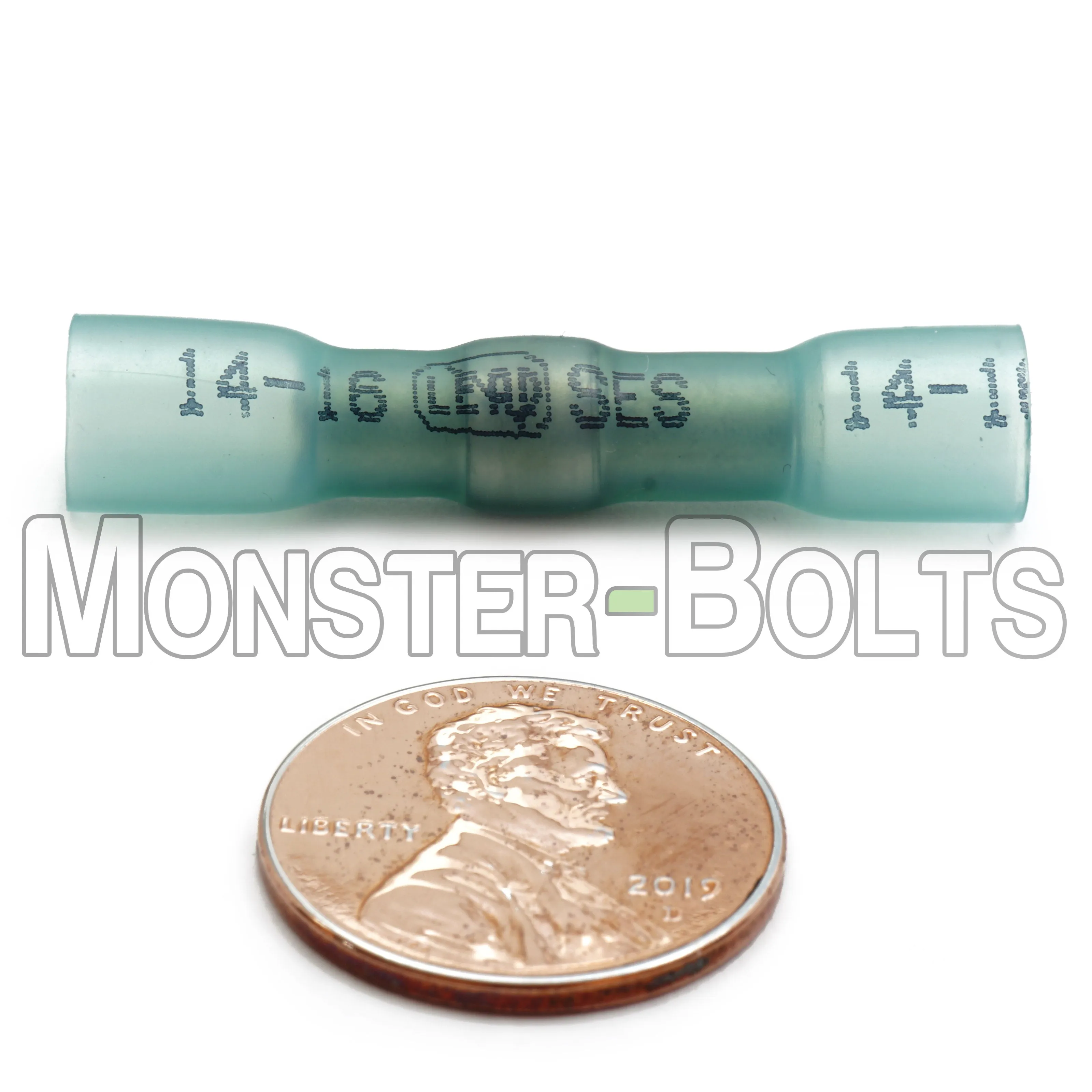 NSPA MultiLink Sealed Crimp & Solder Butt Connector ?C Blue (16-14 AWG)