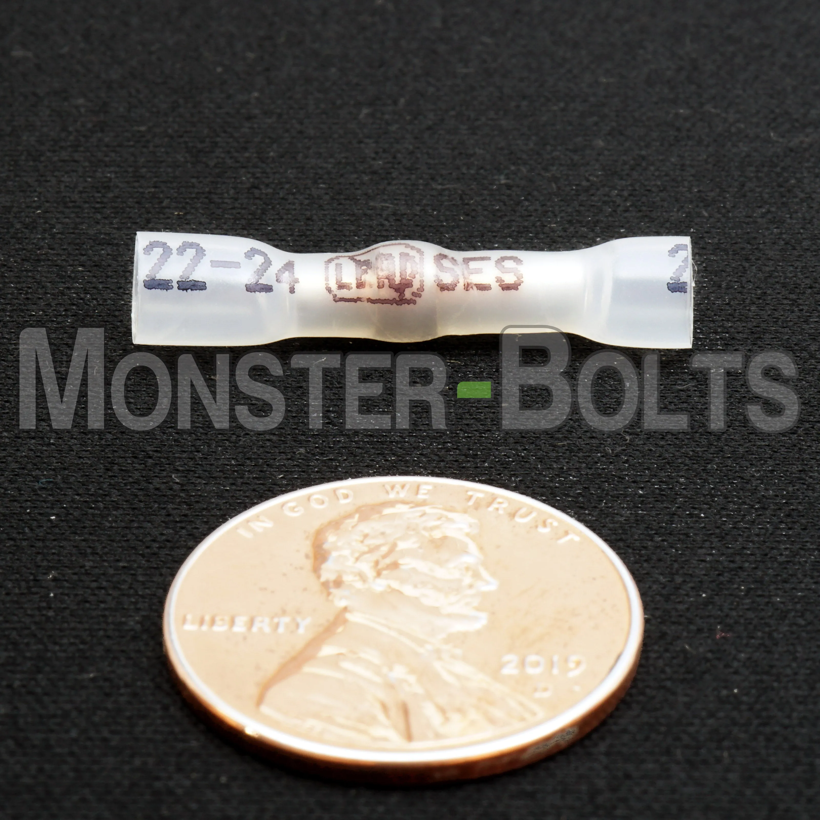NSPA MultiLink Sealed Crimp & Solder Butt Connector ?C Clear (24-22 AWG)