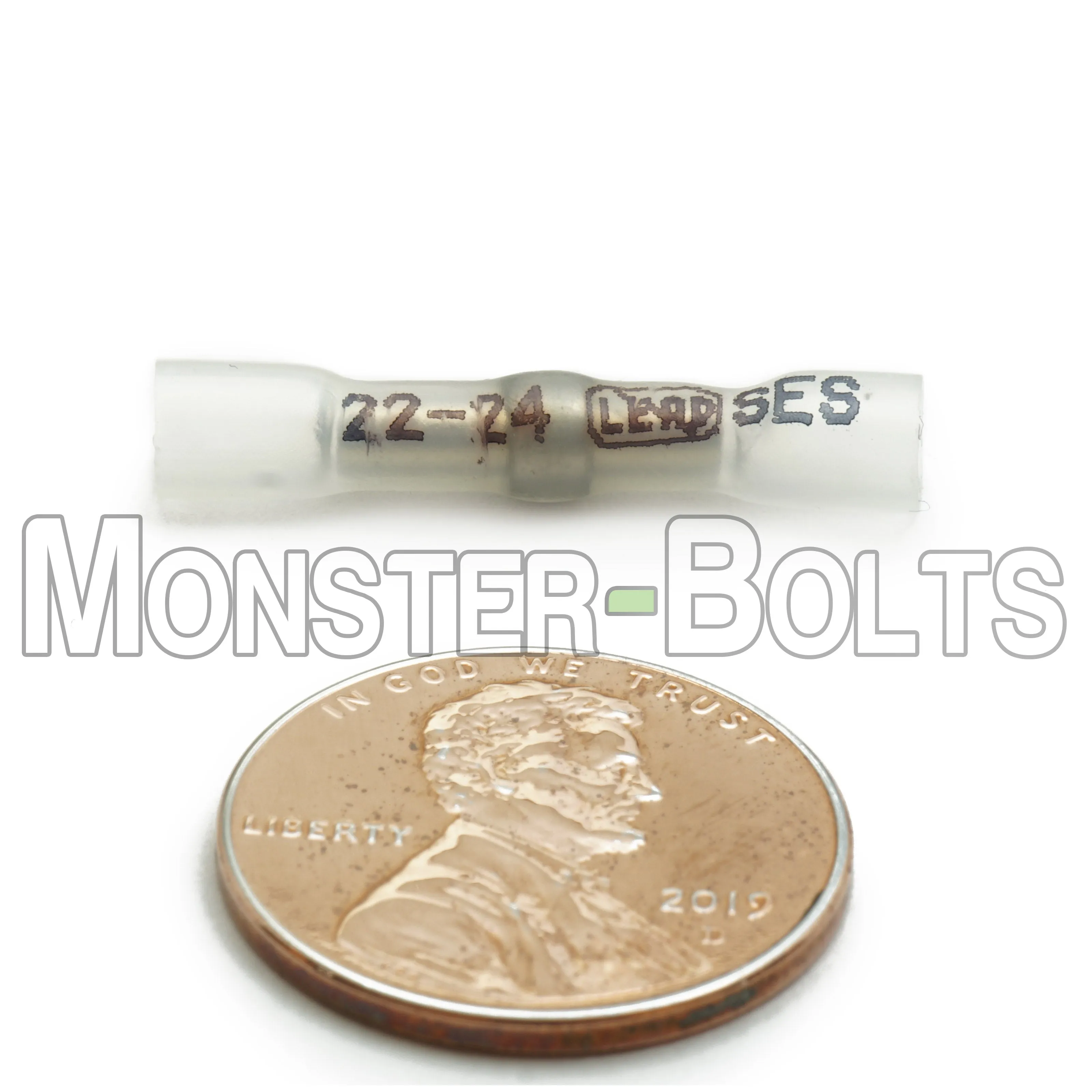 NSPA MultiLink Sealed Crimp & Solder Butt Connector ?C Clear (24-22 AWG)