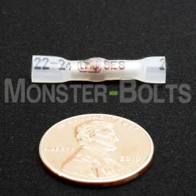 NSPA MultiLink Sealed Crimp & Solder Butt Connector ?C Clear (24-22 AWG)