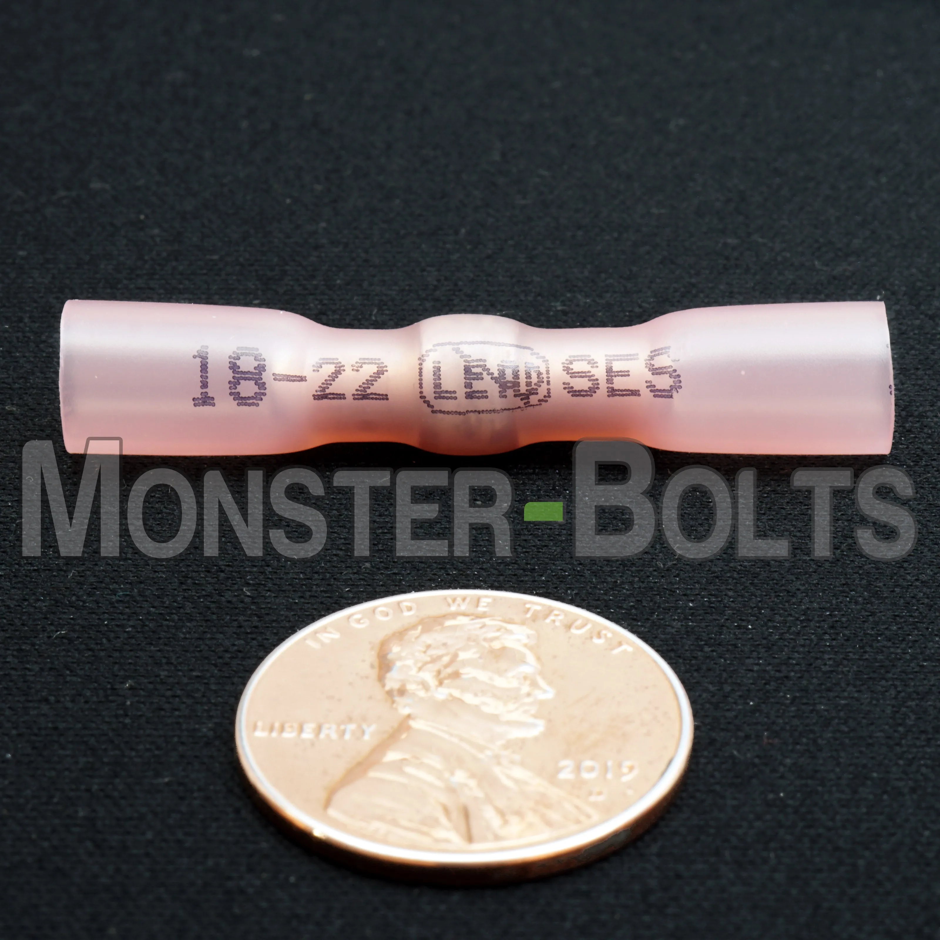 NSPA MultiLink Sealed Crimp & Solder Butt Connector ?C Red (22-18 AWG)