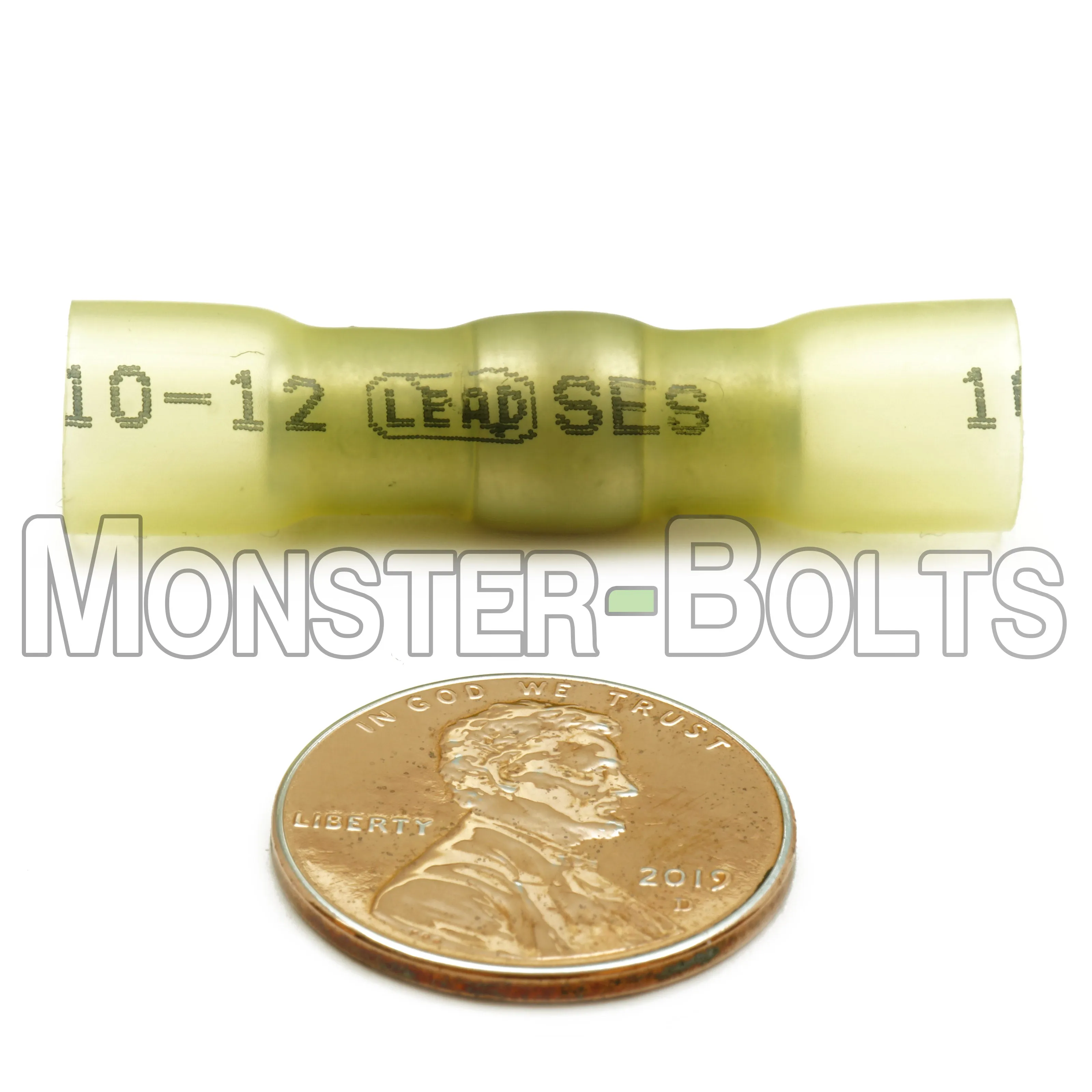 NSPA MultiLink Sealed Crimp & Solder Butt Connector ?C Yellow (12-10 AWG)