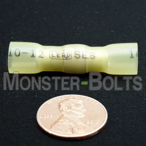 NSPA MultiLink Sealed Crimp & Solder Butt Connector ?C Yellow (12-10 AWG)
