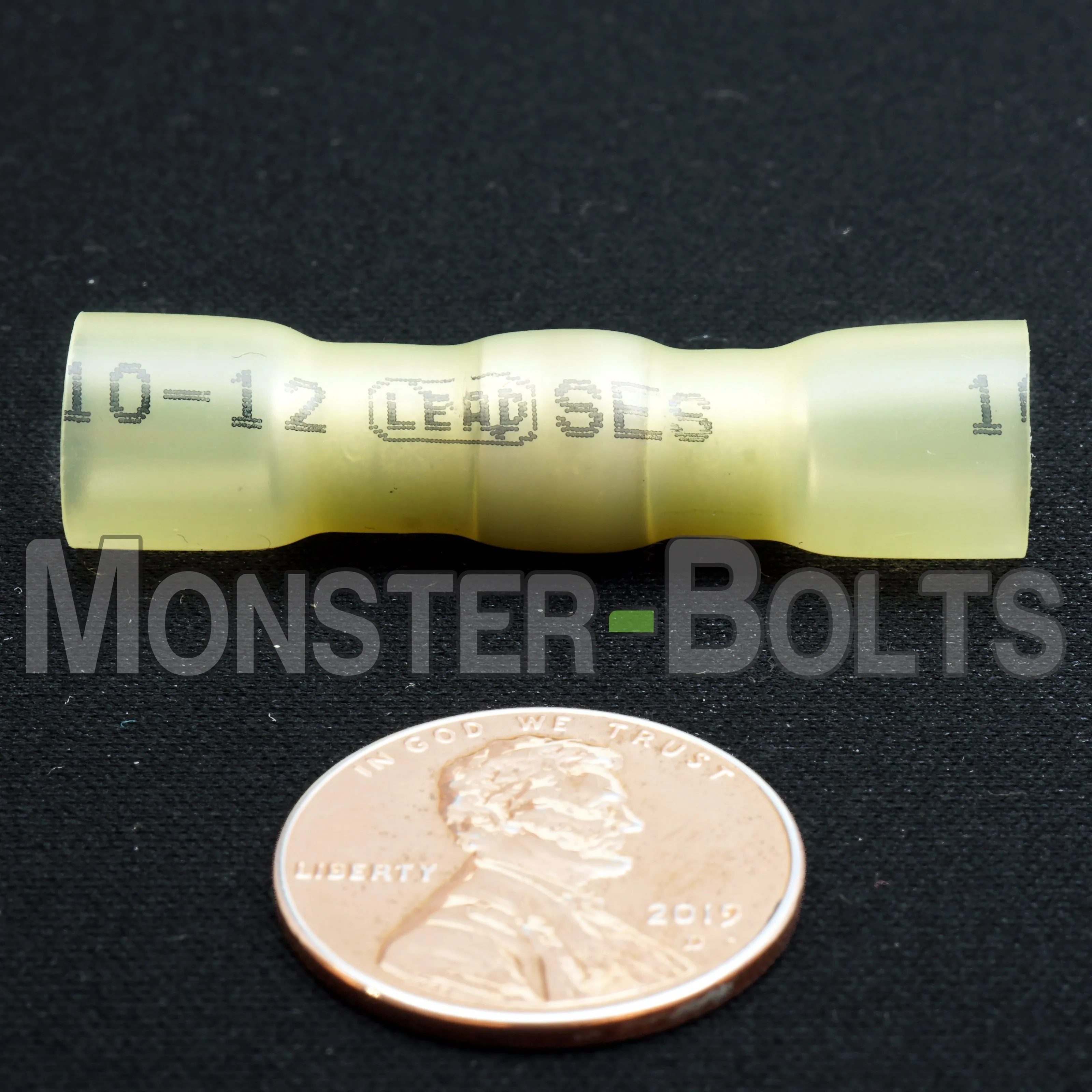 NSPA MultiLink Sealed Crimp & Solder Butt Connector ?C Yellow (12-10 AWG)