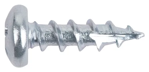 PAN HEAD DEEP THREAD SCREWS #2 Phillips Drive Zinc Plated Type-17 Drilling Point