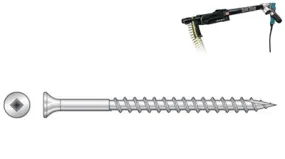 Quik Drive? Auto-Feed Systems SS3DSC Stainless Bugle-Head Wood Decking Screw (Collated)