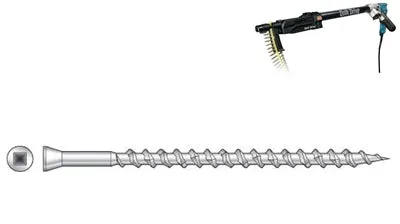 Quik Drive? Auto-Feed Systems Stainless Trim-Head Decking Screw (Collated)