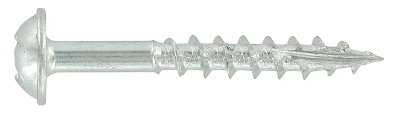 ROUND WASHER HEAD Deep Thread Screws COMBO DRIVE (Square & Phillips) Zinc Plated Type-17 Drilling Point