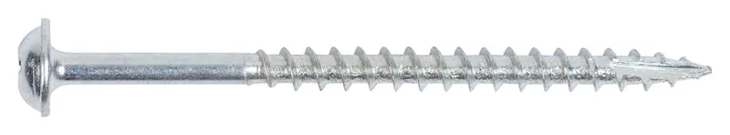 ROUND WASHER HEAD Deep Thread Screws COMBO DRIVE (Square & Phillips) Zinc Plated Type-17 Drilling Point