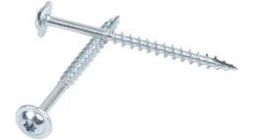 ROUND WASHER HEAD Deep Thread Screws TORX DRIVE Zinc Plated Type-17 Drilling Point