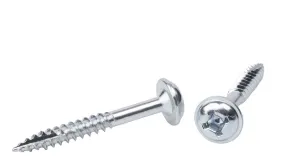 ROUND WASHER HEAD FINE THREAD SCREWS Combo (Square & Phillips) Drive Zinc Plated Type-17 Drilling Point