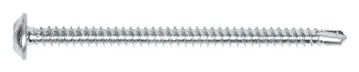 ROUND WASHER HEAD SELF DRILLING SCREWS #2 Square Drive Zinc Plated