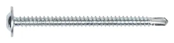 ROUND WASHER HEAD SELF DRILLING SCREWS #2 Square Drive Zinc Plated