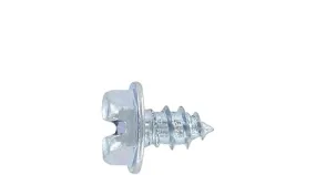 SHEET METAL SCREWS Slotted Hex Washer Head Zinc Plated Steel Type AB Fine Thread