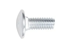 SHORT NECK CARRIAGE BOLTS Zinc Plated Steel