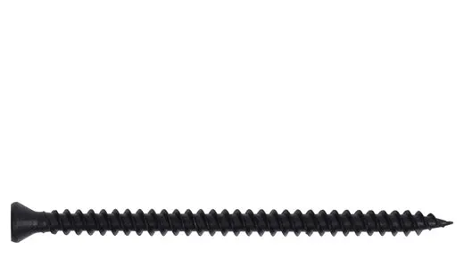 TRIM HEAD FINE THREAD Drywall Screws #1 Square Drive Black