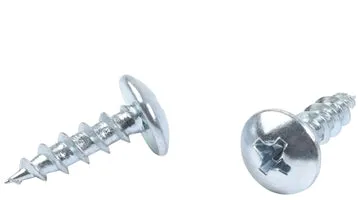 TRUSS HEAD DEEP THREAD SCREWS #2 Phillips Drive Zinc Plated Truss Head