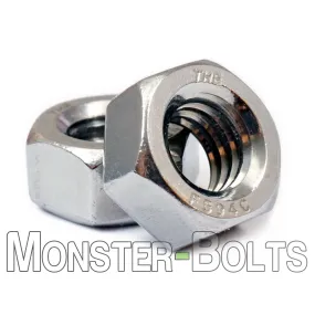 U.S. / Inch - Finished Hex Nuts, Stainless Steel A2 / 18-8