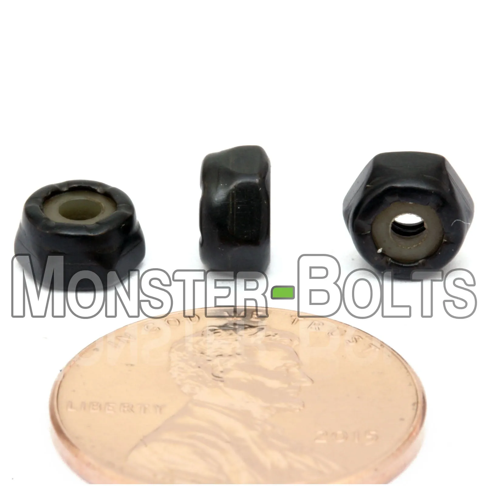 U.S. / Inch - Nylon Insert Hex Locknuts, Steel with Black Oxide