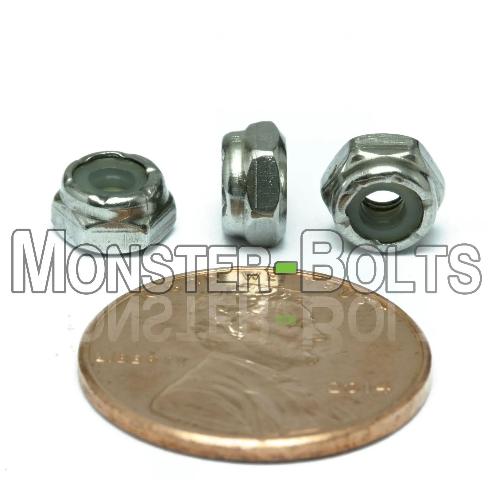 U.S. / Inch - Stainless Steel Nylon Insert Hex Locknuts, A2 / 18-8
