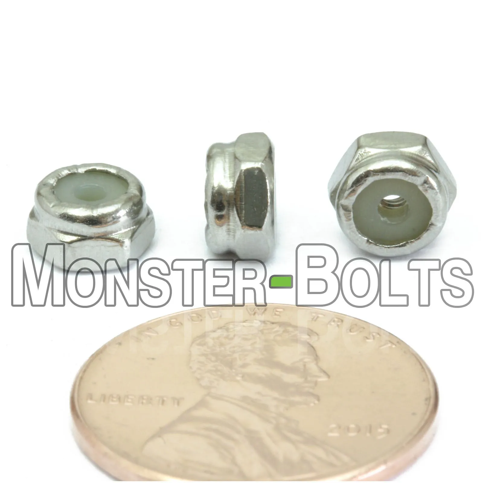 U.S. / Inch - Stainless Steel Nylon Insert Hex Locknuts, A2 / 18-8